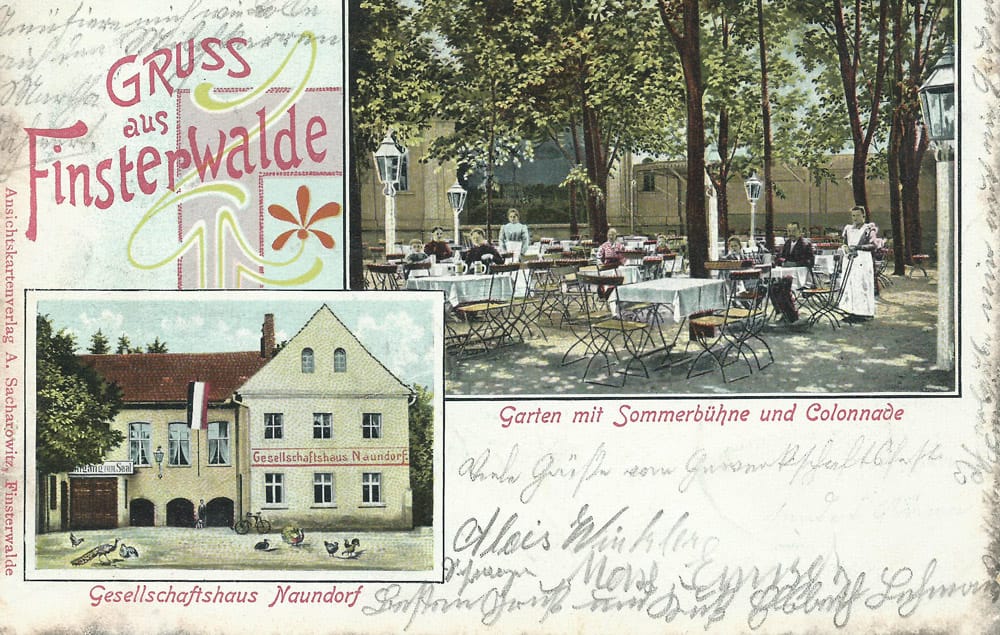 Historisches Bild Gasthaus Alt Nauendorf